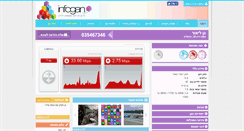 Desktop Screenshot of ganlior.infogan.co.il